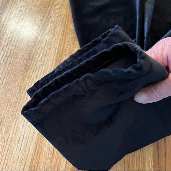 Paige Verdugo Women's Black Velvet Overdyed Ultra Skinny Jeans Pants Size 31 - Picture 8 of 10